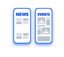 Local news and local events illustration